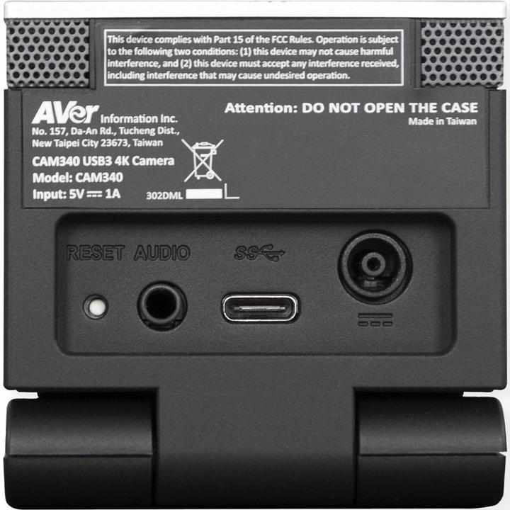 Image du produit AVer Caméra USB CAM 340+ 4K/UHD 30fps