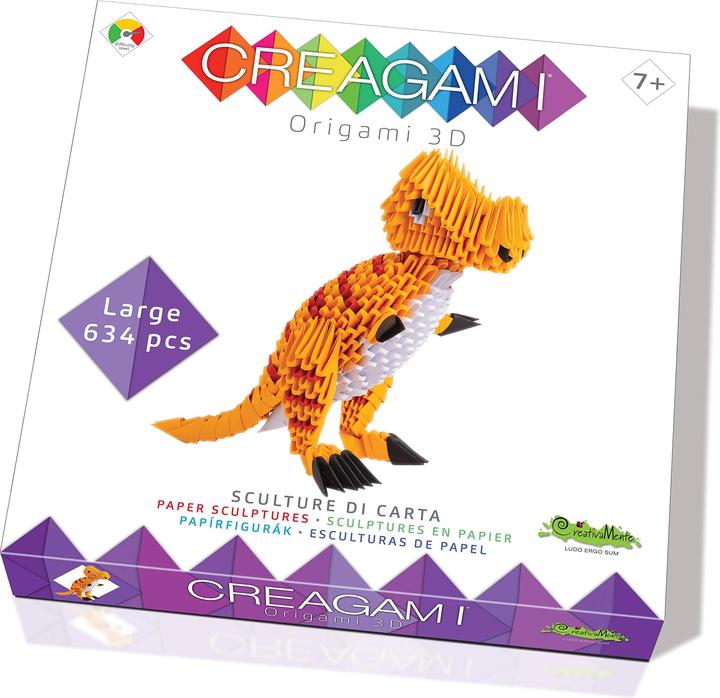 Produktbild Piatnik PIA78735 - Creagami: T-Rex Large - Bastelspiel, für 1+ Spieler, ab 7 Jahren (634 Teile)