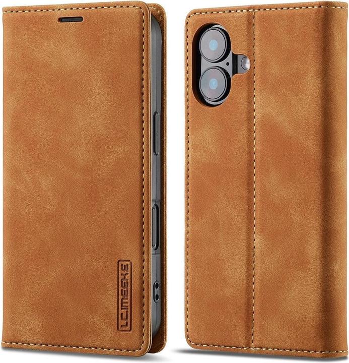 Produktbild LC.Imeeke iPhone 16 - Flip Case Vintage (Apple iPhone 16)