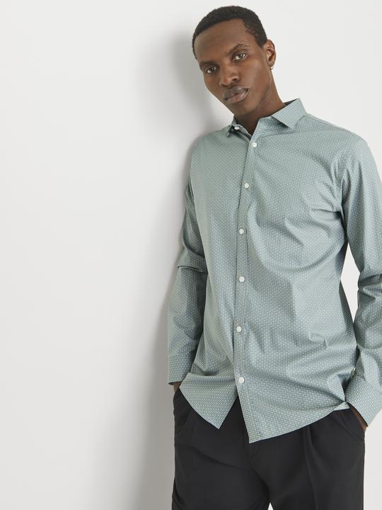 Produktbild Jack & Jones Jprblablackpool Print L/S Shirt Sn (XS)
