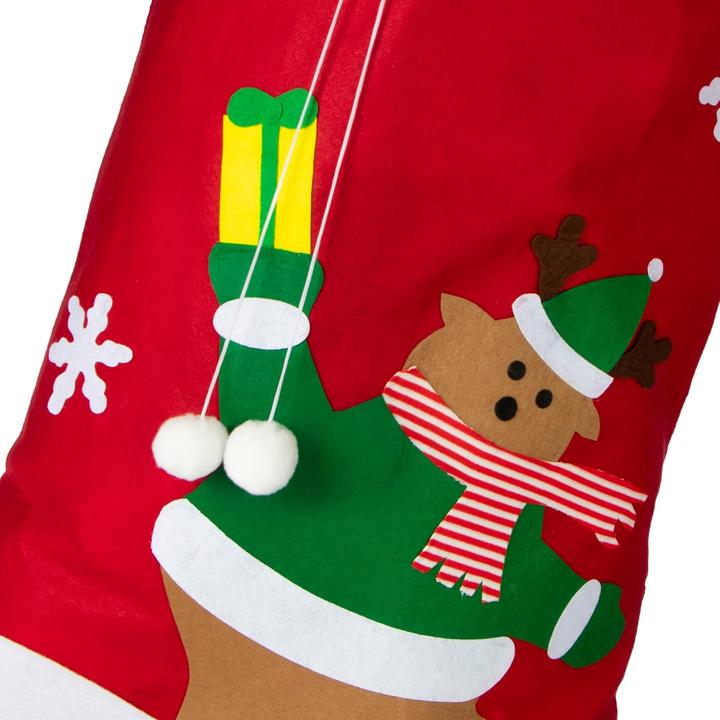 Image du produit Com-four Pack de 3 sacs de Saint-Nicolas (Pochette cadeau, 3 x)