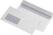 Mailmedia Briefumschlag chamois, DIN lang, mit Fenster 80 g-qm, selbstklebend, mit braunem Innendruck (DL, 1000 x)