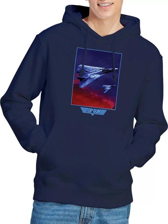 Immagine prodotto Top Gun Felpa con Cappuccio Nuvole Uomo (L)