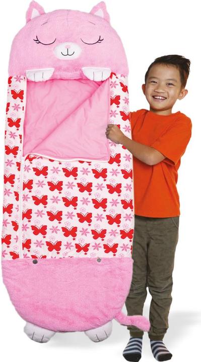 Actual product image Happy Nappers Nappers Cat pink | Large 6-12 years | Play - cuddle - sleep | Children's sleeping bag (137 cm)