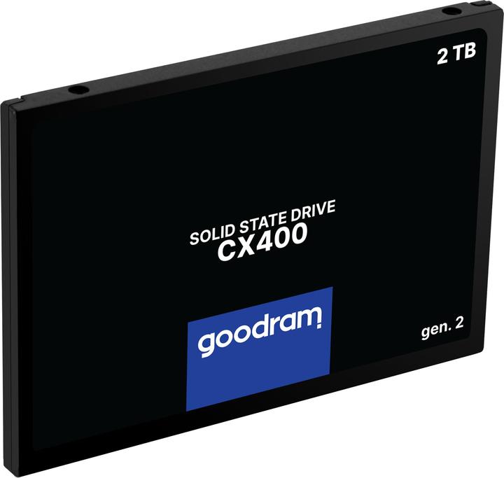 Produktbild Goodram SSD CX400 Gen. 2 2TB SATA III 2 5 RETAIL (2050 GB, 2.5")