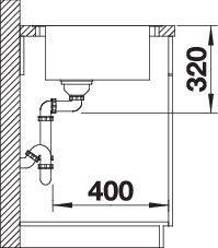Image du produit Blanco Andano XL 6 S-IF Compact (Éviers à poser, 86 cm, 50 cm)