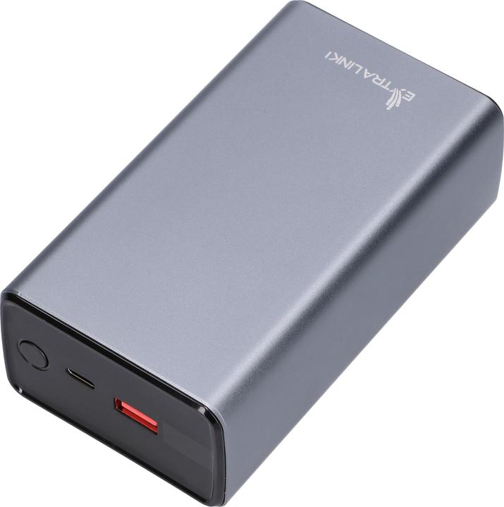Actual product image Extralink EPB-127 30000mAh Srebrny | Powerbank | Power bank, 65W PD, USB-C (30000 mAh, 65 W, 111 Wh)