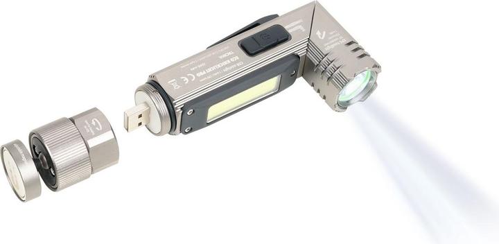 Produktbild Troika ECO KNICKLICHT PRO Taschenlampe Knicklampe multifunktional, titanfarben (14.90 cm, 200 lm)