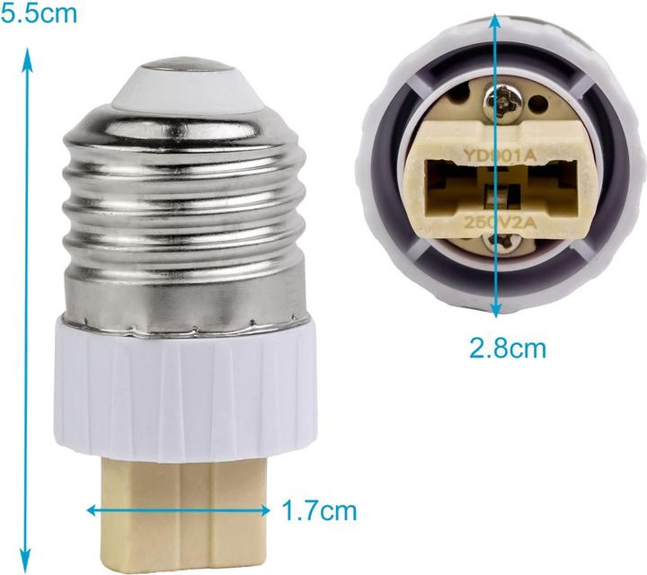 Immagine prodotto Intirilife Adattatore da base E14 a base GU10