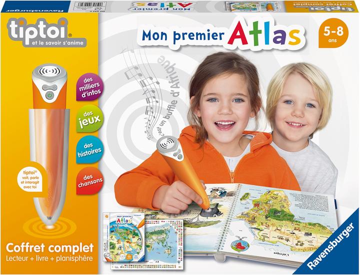 tiptoi Coffret completo lecteur interactif + Livre Atlas (Francese)