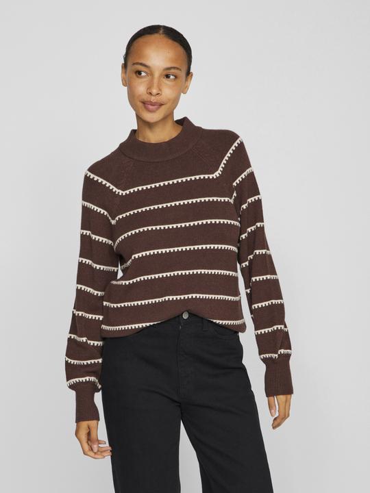 Image du produit Vila Pull en maille rayée (XS)