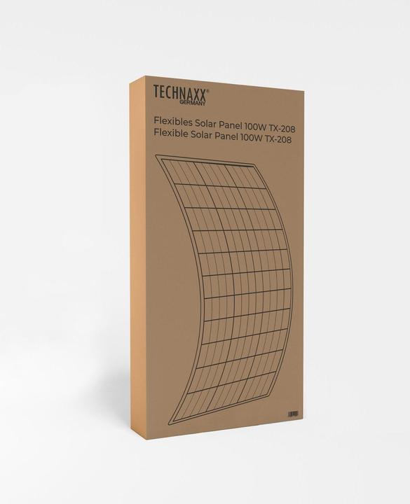 Actual product image Technaxx Solar Panel 100w Flexibel Tx-20 (100 W, 2.10 kg)