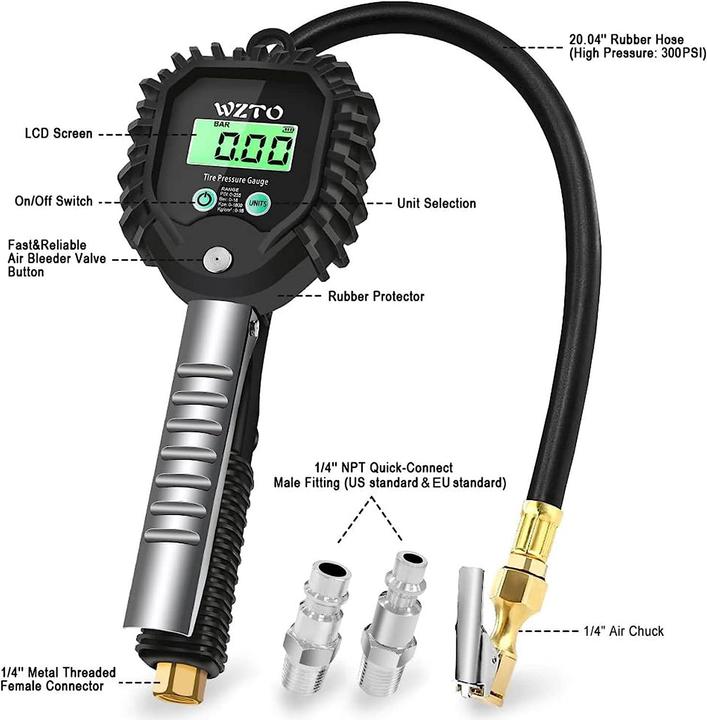 Image du produit Wzto Testeur de pression des pneus