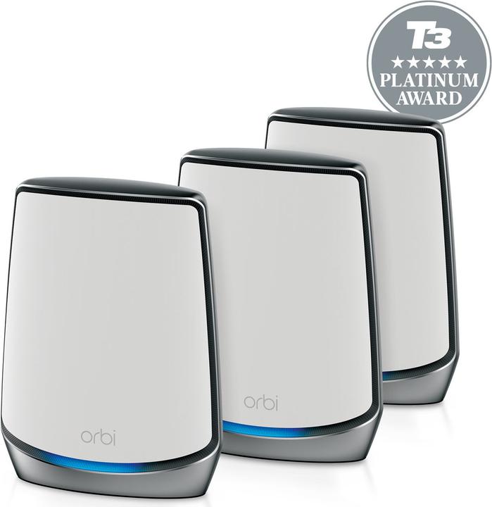 Actual product image Netgear Orbi WiFi 6 Mesh System AX6000 (RBK853)