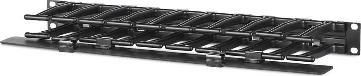APC Horizontal Cable Manager 1Ux4Zoll 10 cm Deep SingleSided with Cover