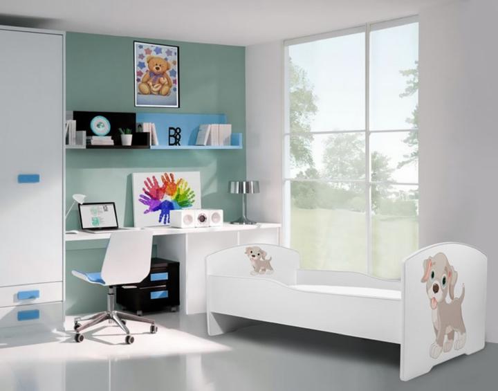 Produktbild ADRK Furniture Bett mit Matratze PEPE DOG 160x80 (160 x 80 cm)