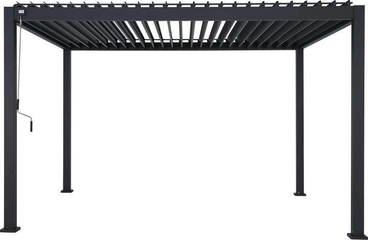 Leco Lamellenpergola DELUXE 3x4m anthrazit (400 cm, 300 cm)