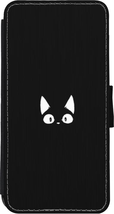 Image du produit PhoneLook Coque Wallet noir Funny cat on black (Apple iPhone 11)