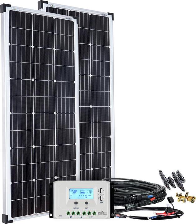 Produktbild Offgridtec basicPremium-L 200W Solaranlage 12V/24V Komplettsystem (200 W)