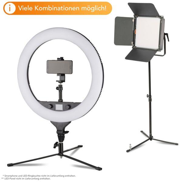 Produktbild Walimex pro pro 23090 Boden Lampenstativ BL-K + Mittelsäule (90 cm, 15 kg)