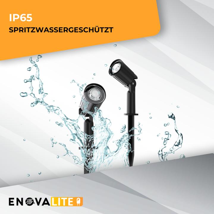 Immagine prodotto Enovalite Solar LED-Gartenstrahler (90 lm, IP65)