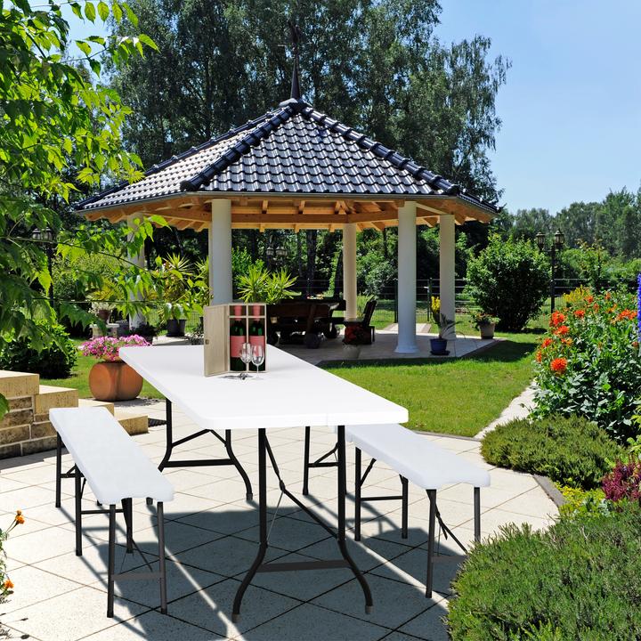 Image du produit Relaxdays Table de jardin (220 cm)