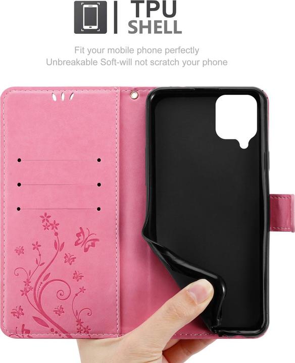 Image du produit Cadorabo Couverture du livre de fleurs (Samsung Galaxy A12)