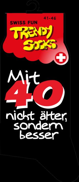 Produktbild Trendcompany Socken 40. Geburtstag (41 - 46)