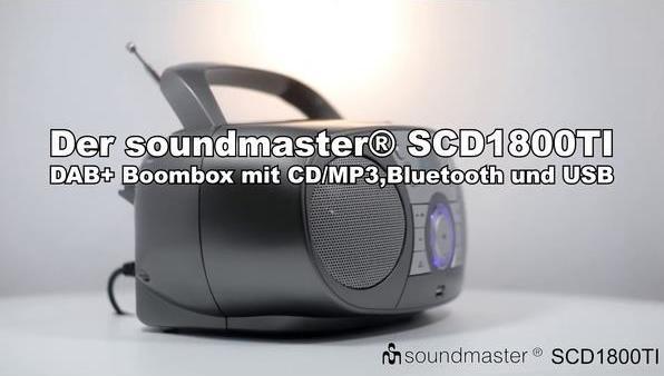 Produktbild Soundmaster SCD1800TI (FM, DAB+, Bluetooth)