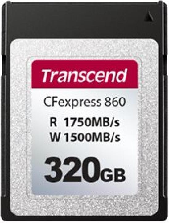 Actual product image Transcend CFexpress Card 320GB SLC (320 GB, CFexpress type B)