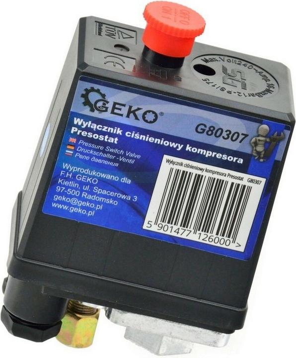 Produktbild GEKO Druckschalter für Kompressor, 12 bar - Ersatzteil (12 Bar)