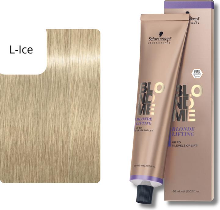 Image du produit Schwarzkopf Professional Schwarzkopf Blondme Lifting Eclaircissant Ice 60 ml (Glace L-Ice)