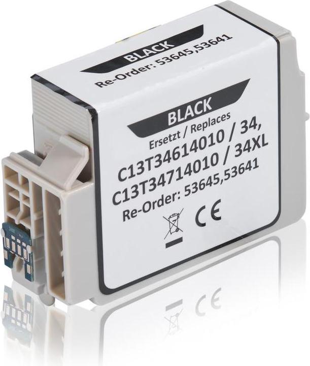 Actual product image Inkadoo Ink Cartridges compatible with Epson C13T34614010 / 34 XXL Ink Cartridge, black Black (FC)