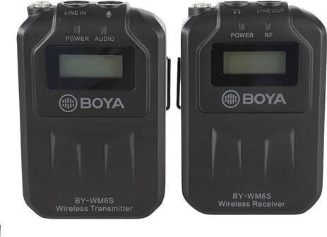 Actual product image Boya BY-WM6S Wireless Microphone System