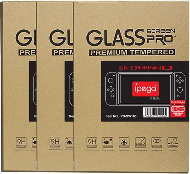 Actual product image iPega PG-SW100 Tempered Glass for Nintendo Switch OLED (Switch OLED)