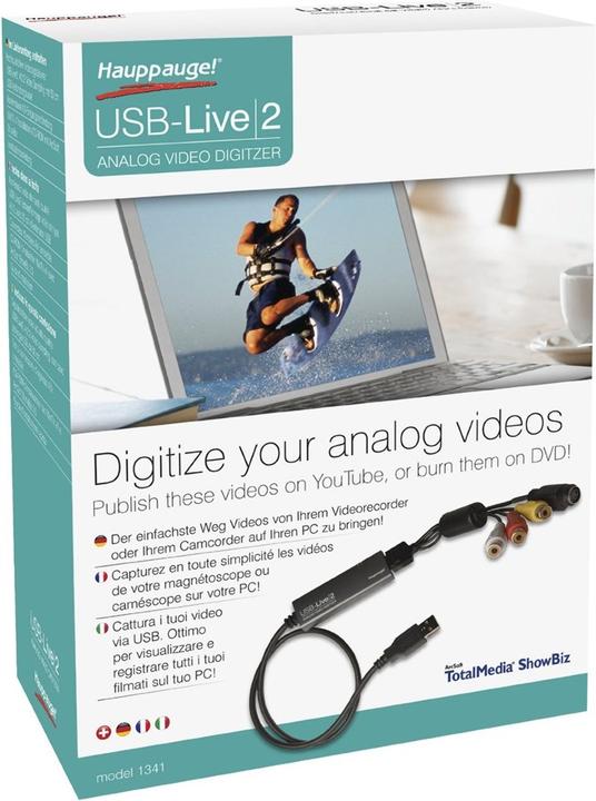 Actual product image Hauppauge USB-Live-2 (USB, analog TV signal)