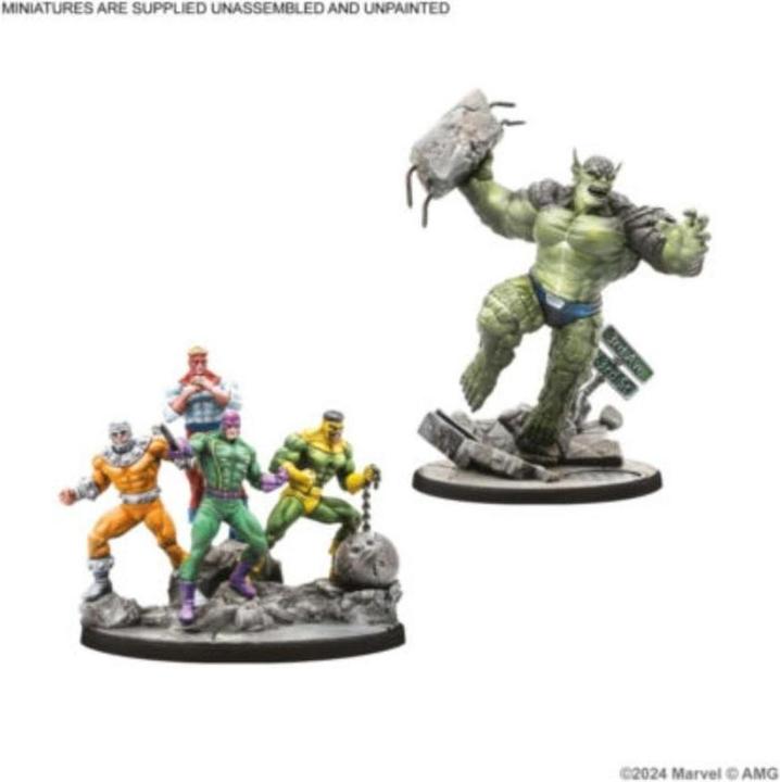 Actual product image Atomic Mass Games AMGD2128 - Marvel: Crisis Protocol Abomination & The Wrecking Crew Character Pack (Spanish)