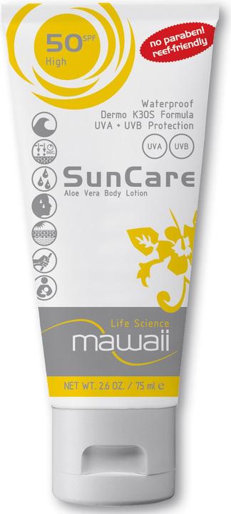mawaii SunCare SPF 50 75ml (Sonnencreme, SPF 50, 75 ml, 210 g)