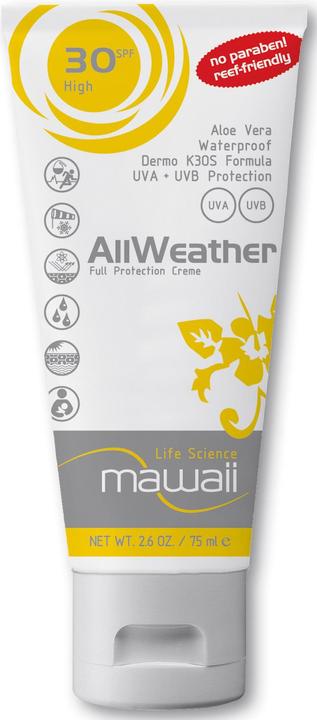 mawaii All Weather Protection SPF 30 75ml (Sonnencreme, SPF 30, 75 ml, 100 g)