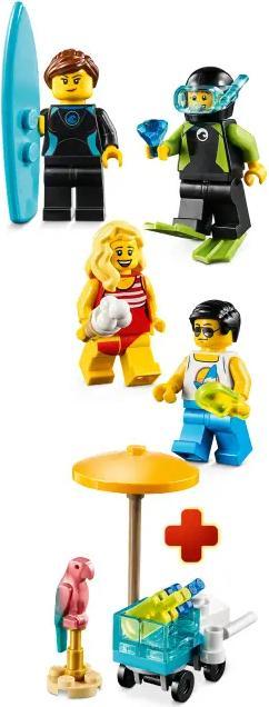 Produktbild LEGO Minifiguren-Set Sommerparty (40344, LEGO Minifiguren)