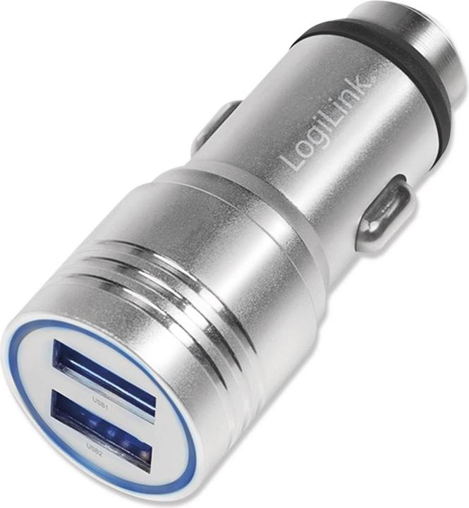 Produktbild LogiLink USB Kfz Ladeadapter