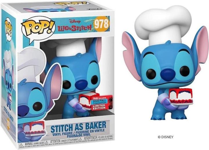 Actual product image Funko POP! Disney Lilo et Stitch - Stitch as Baker Exclusive 2020