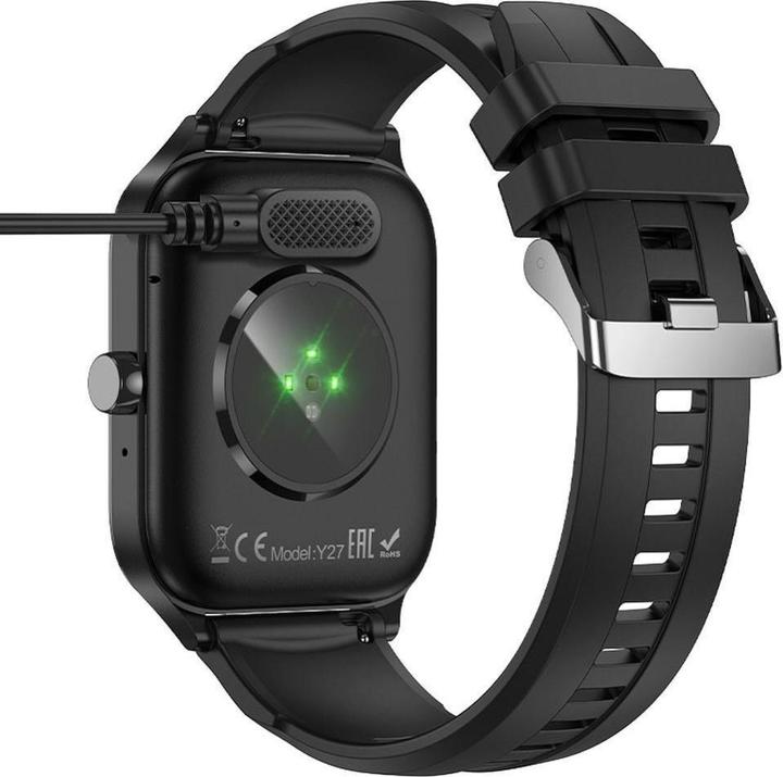 Actual product image Hoco Cable smartwatch charging cable Y26 / Y27 0,6 m black