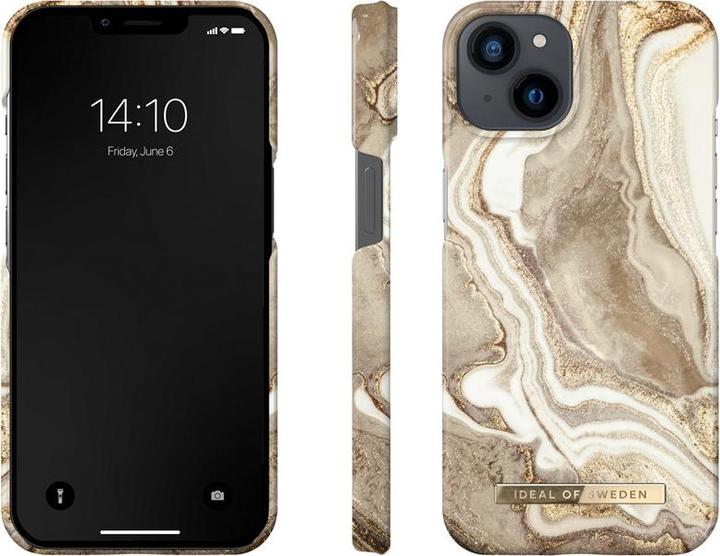 Image du produit iDeal Of Sweden Designer Hard-Cover Golden Sand Marble (Apple iPhone 13 mini)