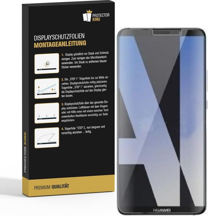 Produktbild Protectorking 2x Premium Displayschutzfolie 3D KLAR (2 Stück, Huawei Mate 10)