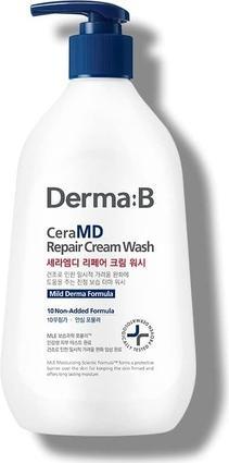 Derma:B Derma B CeraMD Repair Cream Wash Unscented Fragrance Free Creamy Face & Body Cleanser 13.5 Fl. Oz. 4 (400 ml)