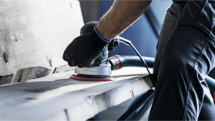 Actual product image Bosch Professional Zubehör EXPERT M480 Sanding net for random orbital sander, 150 mm, G 120, 50 pieces (120)
