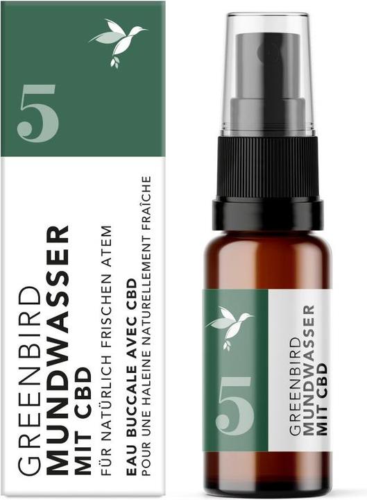 Immagine prodotto Greenbird Collutorio con CBD 5 litri (10 ml, Collutorio)