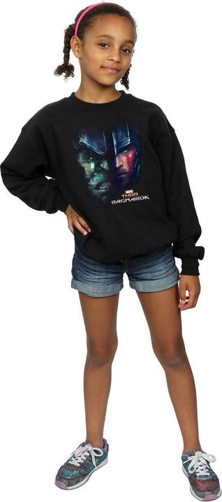 Produktbild Thor Ragnarok Hulk Split Face Sweatshirt Mädchen (128)