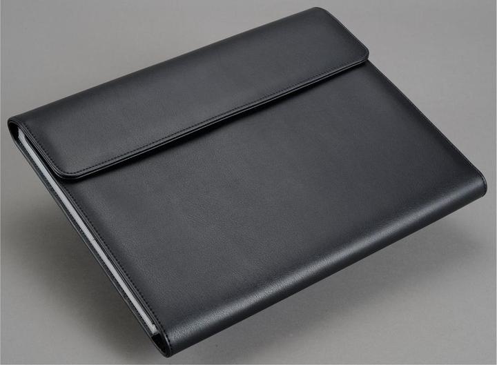 Actual product image Folder ""VADO"", DIN A4, imitation leather, black 12 compartments, zip, 4 business cards (A4, 1 x)